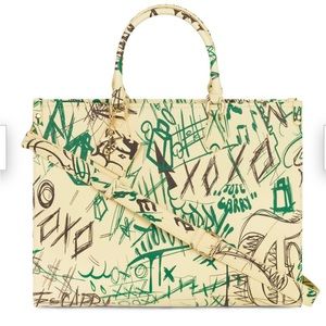 NWT, dust bag and box Graffiti Letters Large Tote Bag by Tote&Carry